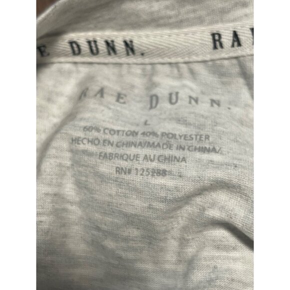 Rae Dunn Drink Up Witches Shirt Anklet Socks Set Size L Oatmeal Heather Gray - Picture 5 of 9